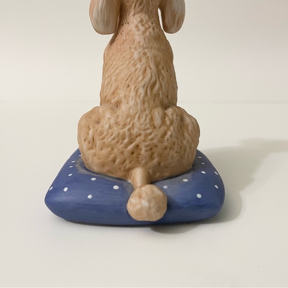 Vintage 1987 Franklin Mint World Of Puppies Poodle Dog Figurine - Picture 5 of 14